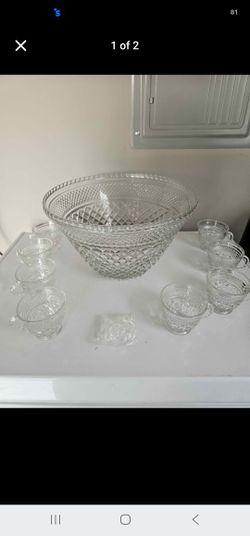 Glass Punch Bowl