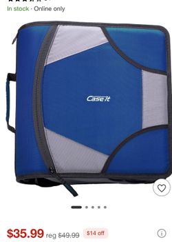 King zipper binder paper storage solution.