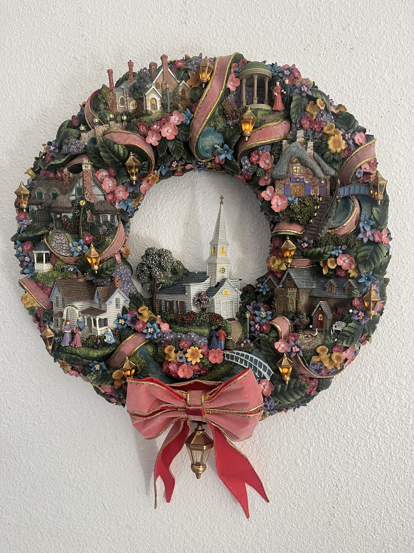 Thomas Kinkade Wreath