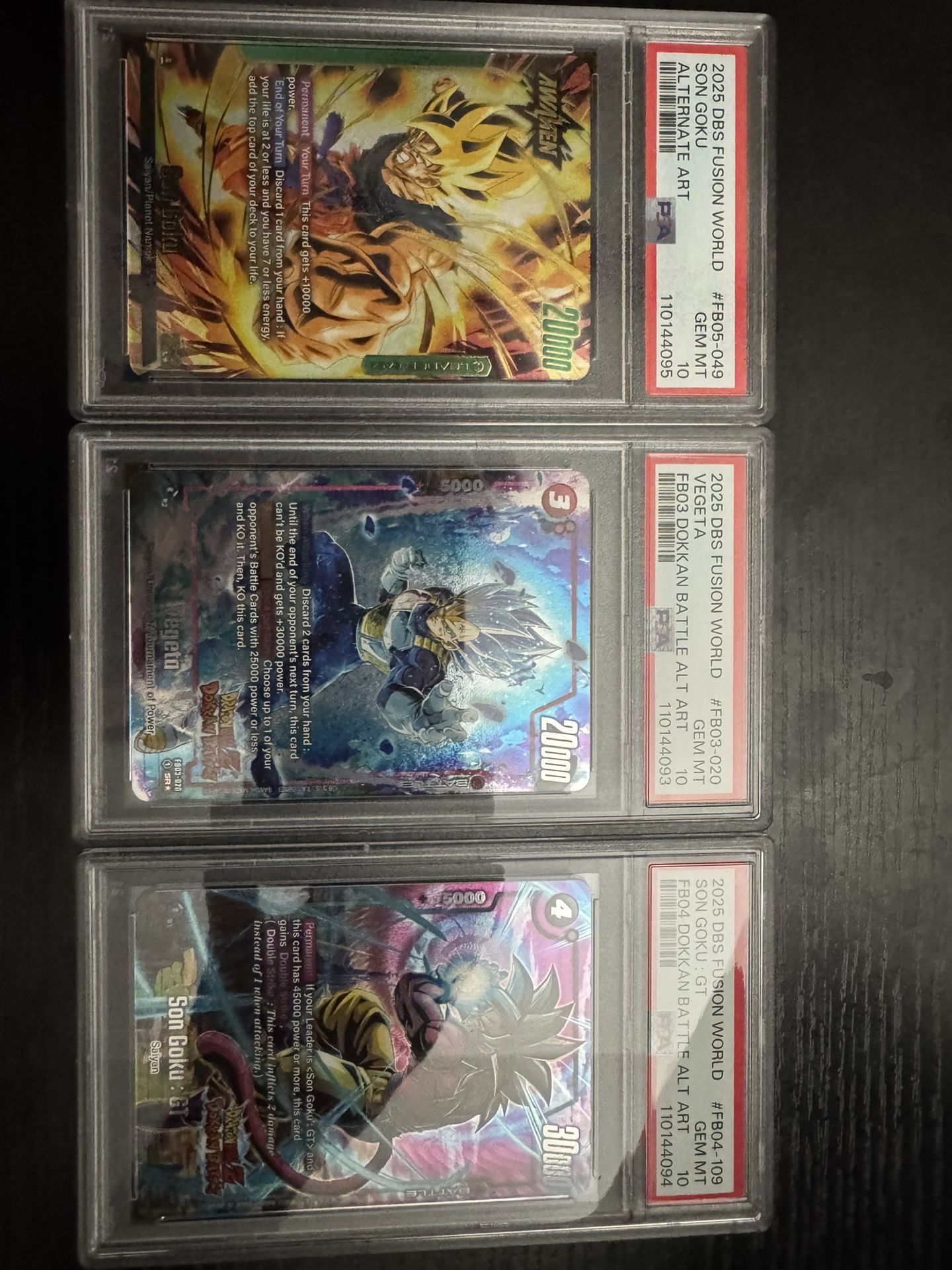 Dragonball Trading Card Game PSA 10