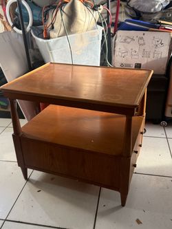 Wooden coffee table