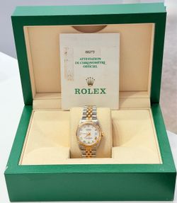 Rolex Ladies 31mm DateJust Factory White Roman Dial (W/Papers)