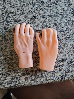 plastic hands