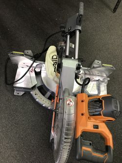 Ridgid 12” sliding Miter Saw