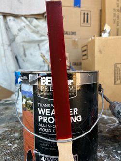 Exterior stain!