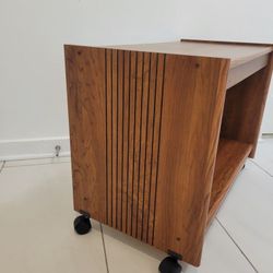 Retro Tv Stand On Wheels