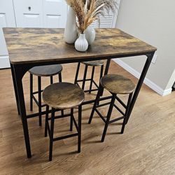Dining Table With 4 Chairs 