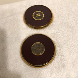 Brass coasters