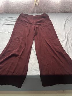 Wide leg woman dress pants