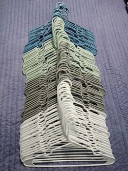Four sets of Plastic Hangers
