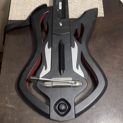 Wii guitar hero warrior of rock edition