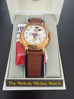Vintage Lorus Disney The Melody Mickey Watch