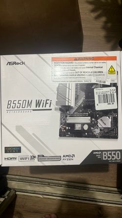ASRock B550M WiFi motherboard BNIB