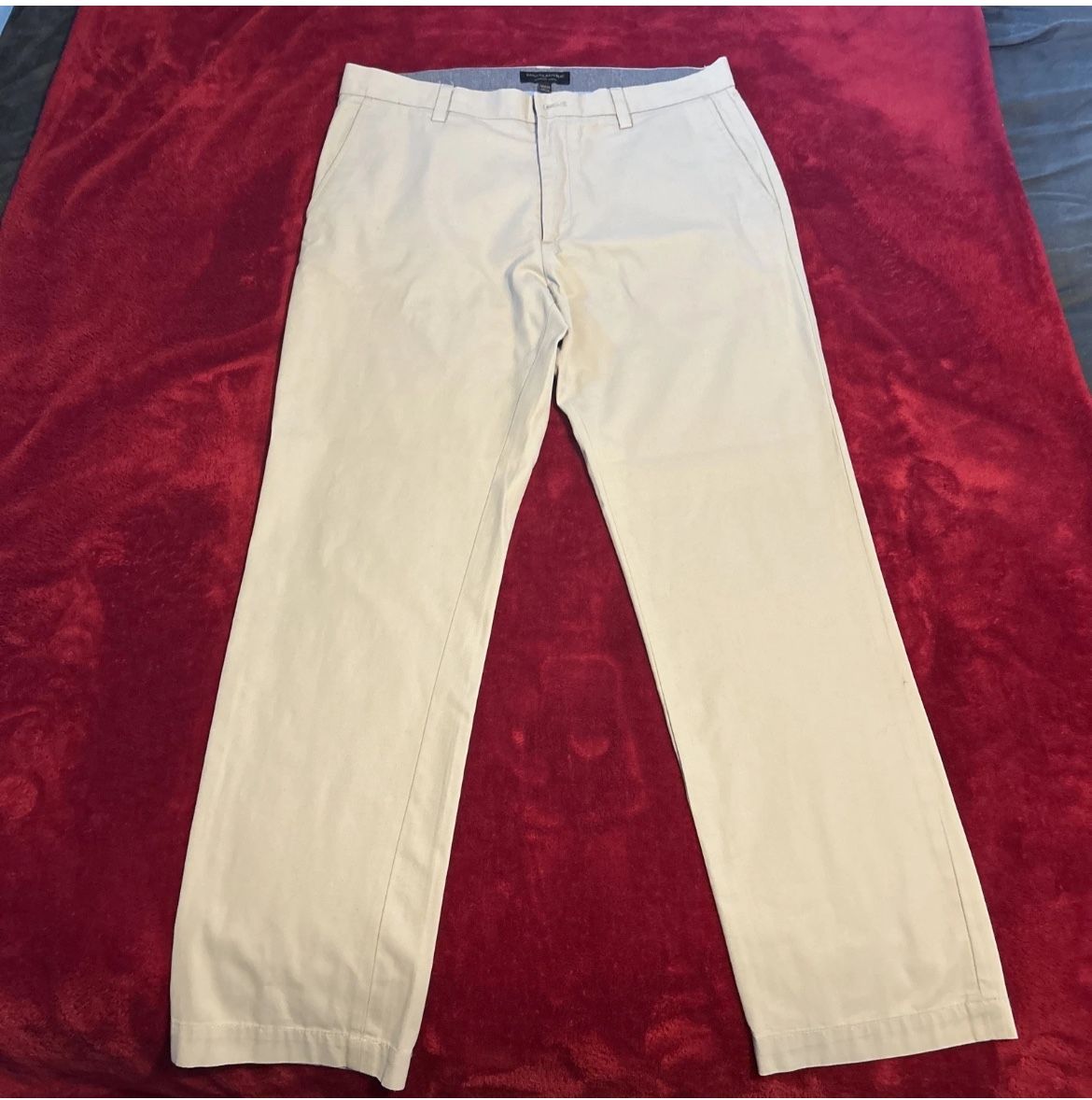 Banana Republic Pants Men 35x32 Beige 100% Polyester Golf Performance Chino Pant