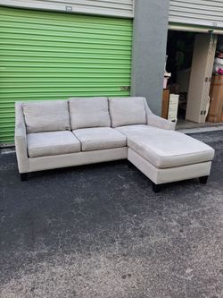 Sectional sofa light gray