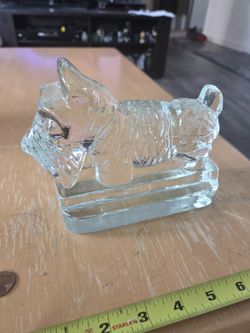 Glass Animal Scotty Dog 75dollars No Damage