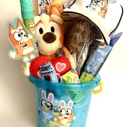 Bluey Bingo Plush Easter Gift Basket