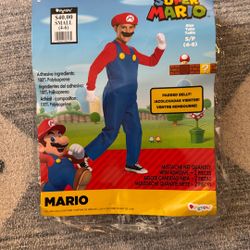 Super Mario Boys Halloween Costume Size Small (4-6)