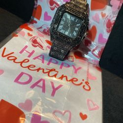 Black Ice, Rare Lab Stones, King Or Queen Resizable Fit Valentine’s Day