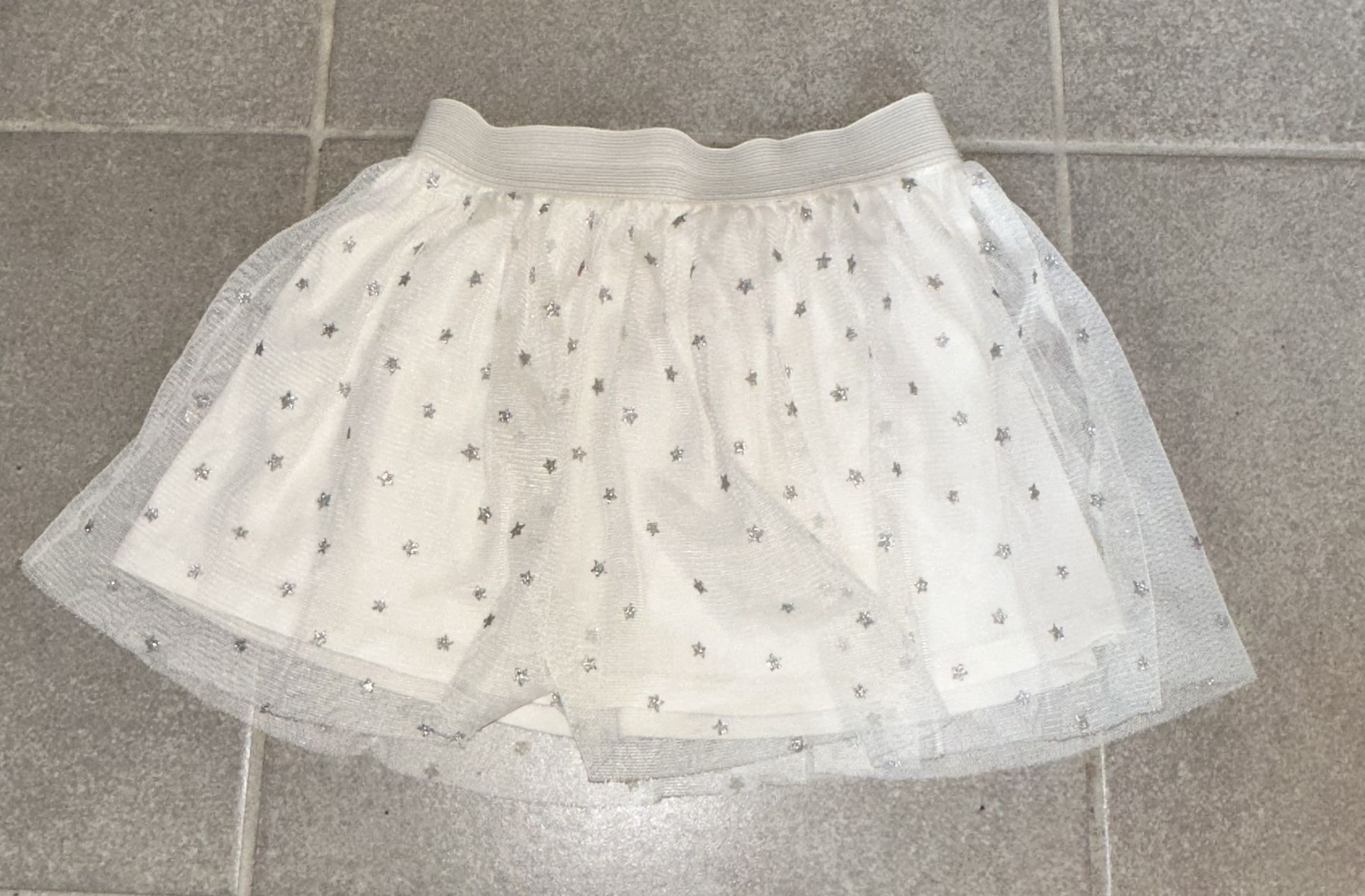 3T White Tulle Skirt