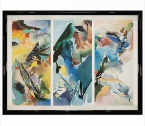 Palmate Panther, 1988 by Peter Kitchell -62.5" W x 42.0" H x 2.5" D. (Fine Art Print)