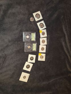 12  Collectible silver coins