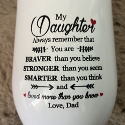 Inspirational Insulated Metal Tumbler