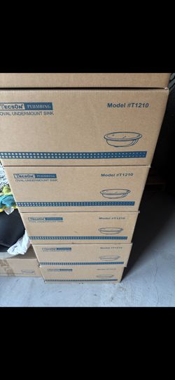 New undermount Porcelain vanity Sink