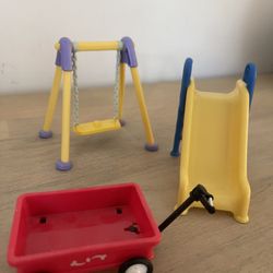 Bluey Playground Swings Slide Toys Set