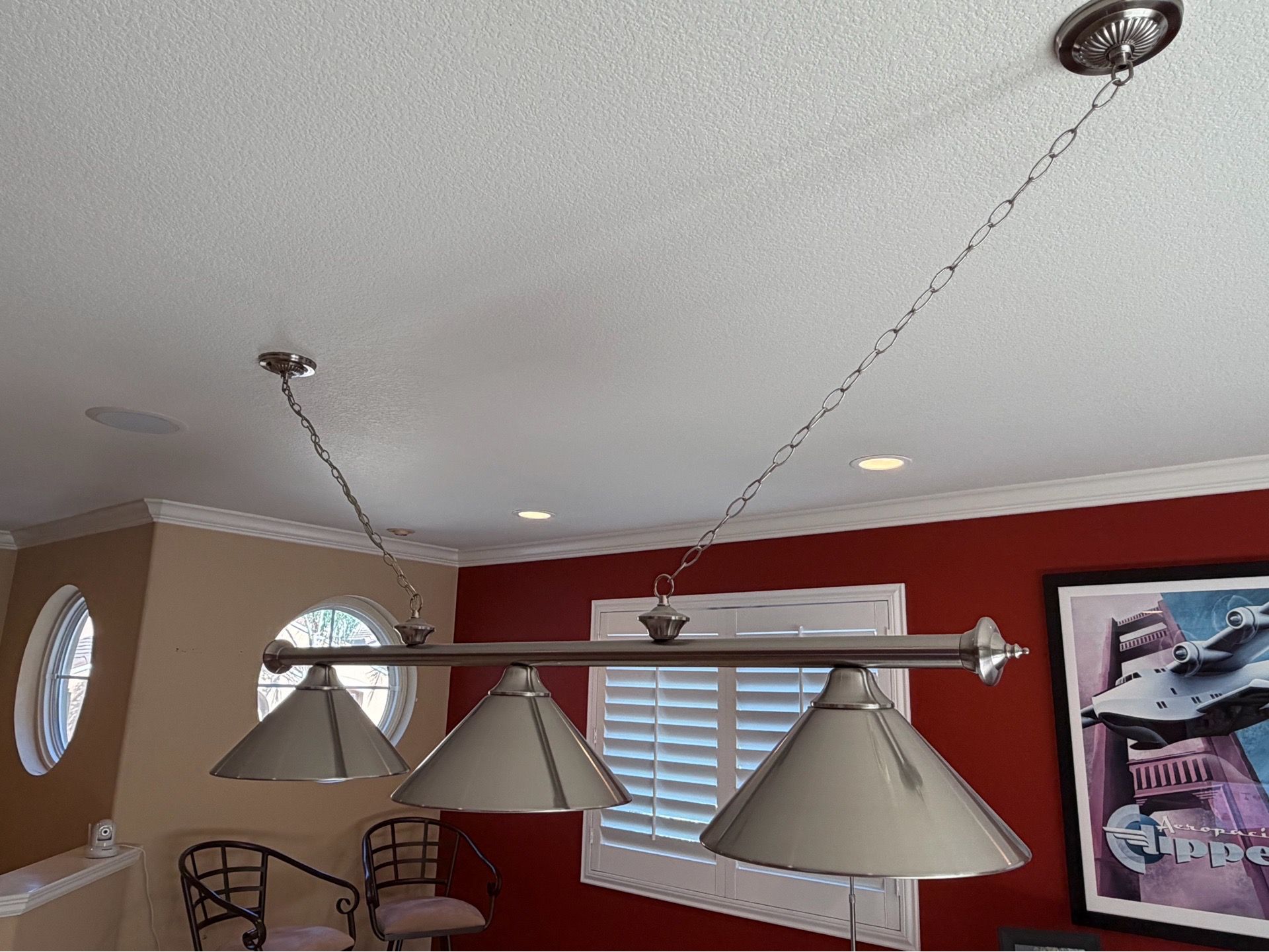 Pool Table Billiards Light Fixture