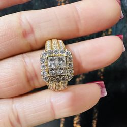 14k Diamond Wedding Set 