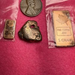Copper Collectible Lot Of 4   