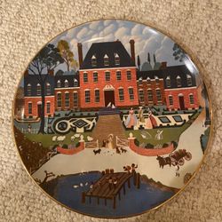 ROBERT FRANKE Limited Edition RIDGEWOOD HERITAGE Series TIDEWATER VIRGINIA PLATE
