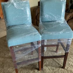 2  High Bar Chairs 