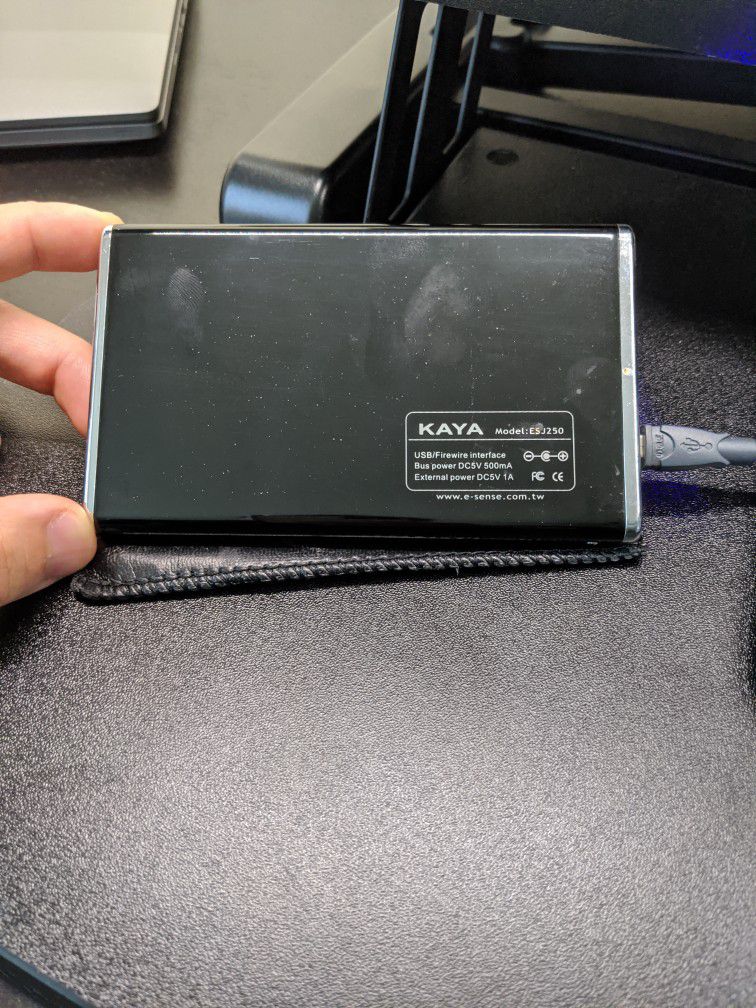 Portable External 75gb HDD 