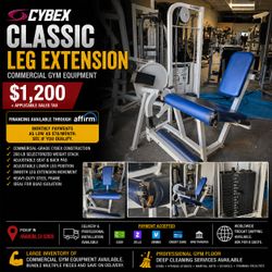 Cybex Classic Leg Extension – Commercial Gym Equipment