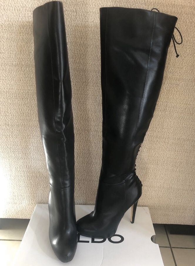 Aldo thigh high boots size 6.5