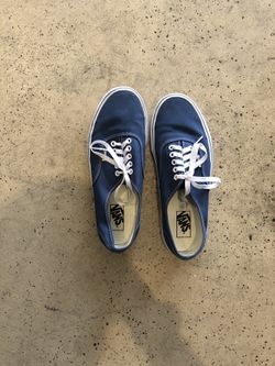 blue vans men’s size 10