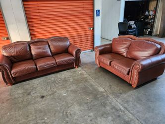 3-piece Leather Couch Livingroom Set FREE DELIVERY