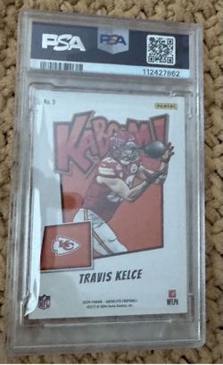 2024 Panini Absolute Kaboom! Horizontal Travis Kelce #5 MINT  PSA 9 KC Chiefs