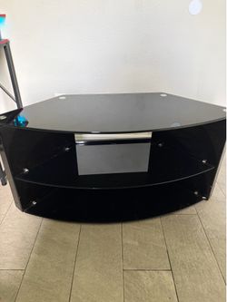 3 layer black shelf