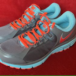Nike Lunar Forever 3 running WOMENS SHOES Size 11 BLUE GREY Neon  ‼️ NEW - NO BOX ‼️