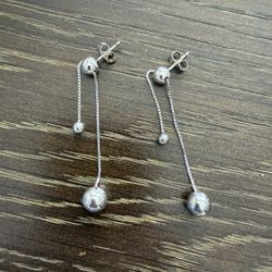 Silver Pandora Earrings