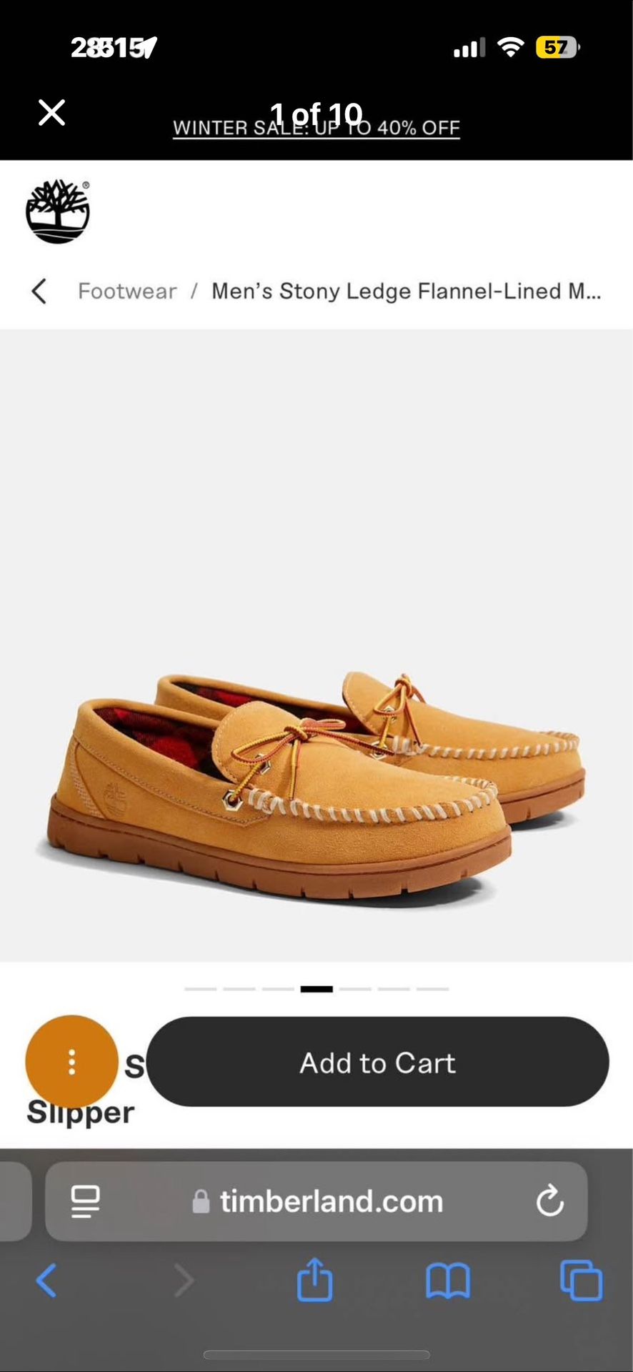 Men's Timberland Slippers 