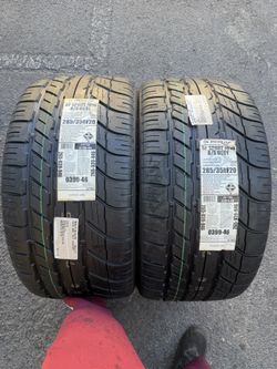 Dunlop run flat 285 35 R20