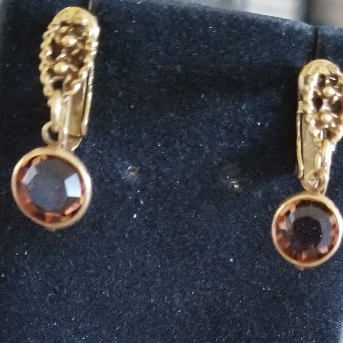 Gold Plated Clip On Earrings