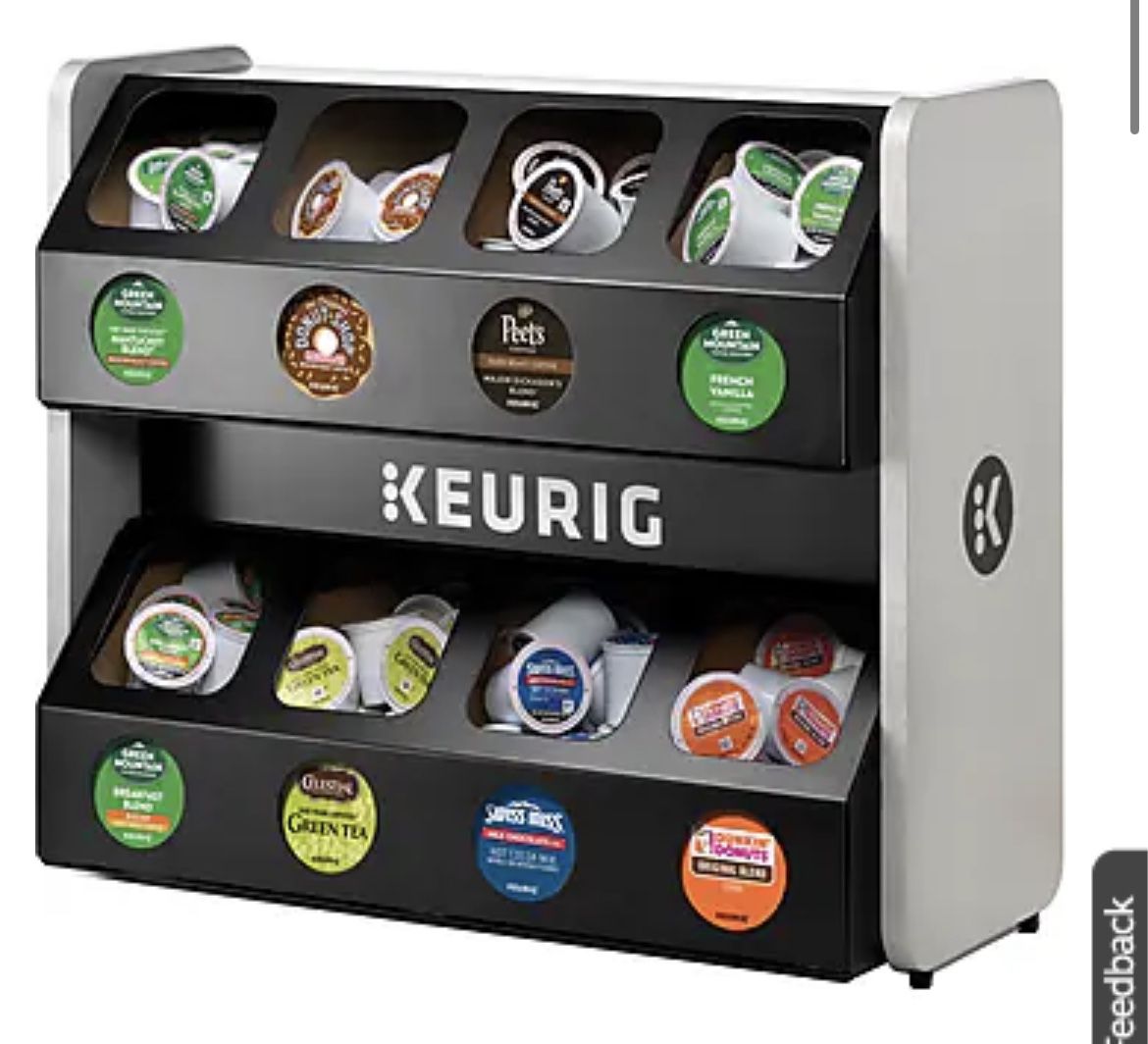 NEW Keurig Premium KCup Pod Storage Rack 8 Sleeve 