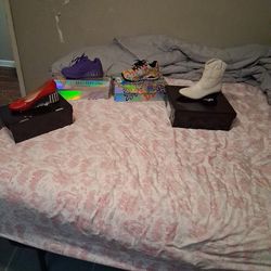 Shoes heels and boots