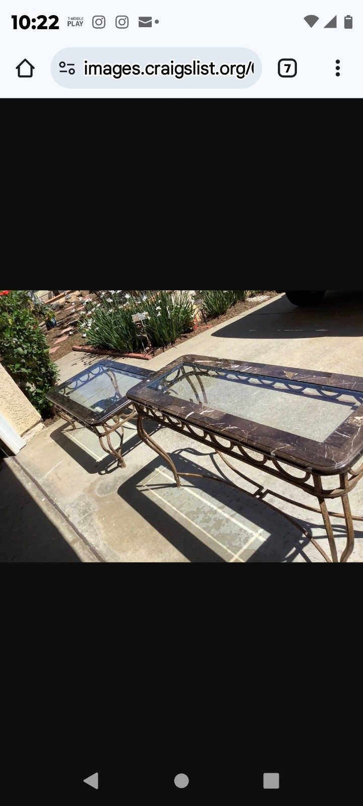 Coffee Table And Sofa Table