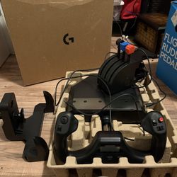 Logitech G Yoke, Thrust Levers, Rudder Pedals for Flight Simulator 